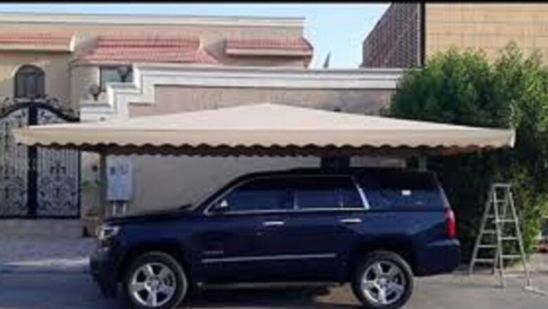مظلات سيارات الطائف 2023