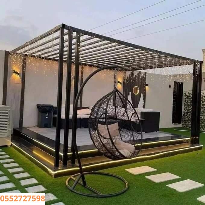 مظلات حديد بالرياض